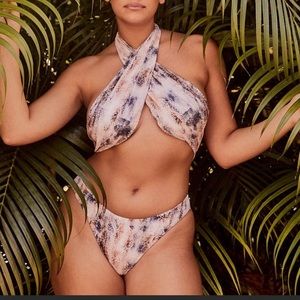 New Victoria’s Secret snake print wrap monokini